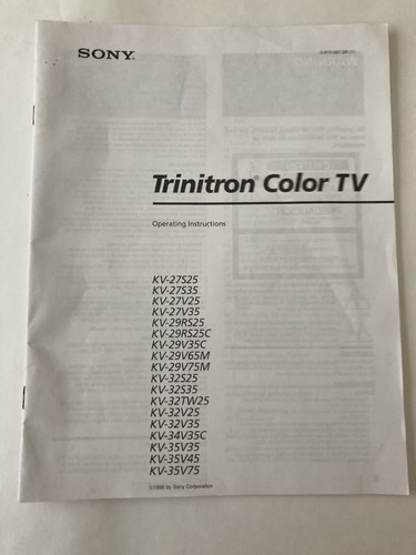 Sony trinitron color - sony,