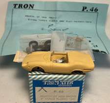 Tron KIT 1:43 P46 Abarth OT 1600 Proto 6°Clas Targa Florio 65 #152 Hermann-Cella