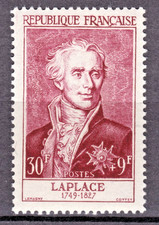 TIMBRE 1955 FRANCE CELEBRITE SERIE RENOIR N° 1031-N**. TB-COTE: 33 EUROS-VSCAN-