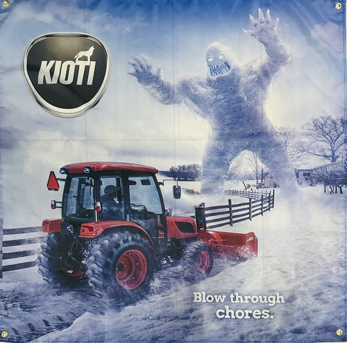Kioti tractors usa 4x4ft - tractors, flag