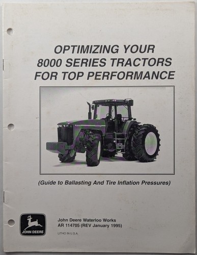 John deere optimising - optimising, serie
