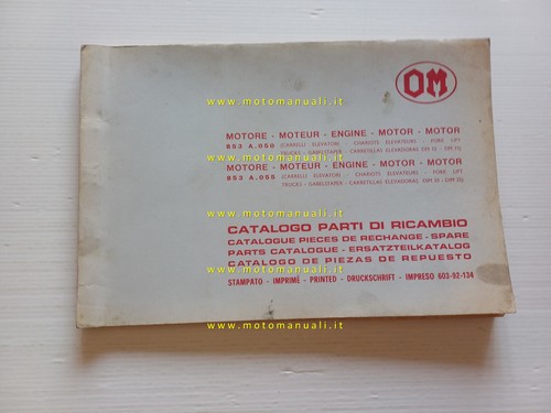Motore carrelli elevatori - om,