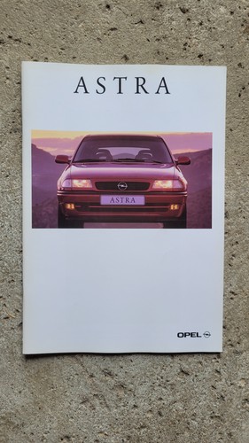 Opel astra depliant catalogo - opel,