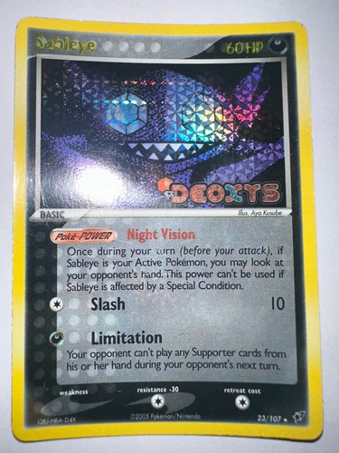 Sableye 107 2005 deoxys - 2005, ex