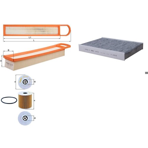 Set filtri knecht adatto - di,