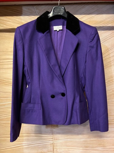 Giacca vintage viola con - vintage,