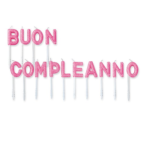 Candele scritta buon - scritta,