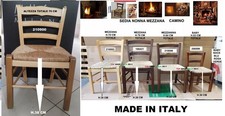 SEDIA MEZZANA DELLA NONNA LEGNO DI FAGGIO VARIE MISURE SEDIA CAMINO 9 2025