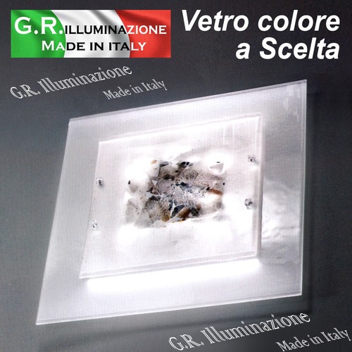 Plafoniera moderna led l - plafoniera,