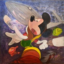 quadro pop art dipinto a mano