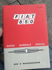 FIAT 850-Super, Normale, Special- Manuale Uso e Manutenzione(00)