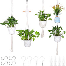 4 Pezzi Portavasi Sospesi in