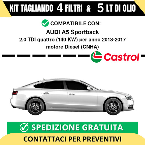 Tagliando per audi - tagliando, a5