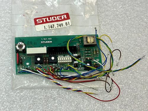 Studer a80 attenuator - a80, board