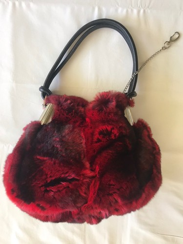Borsa donna vero cincilla - borsa,