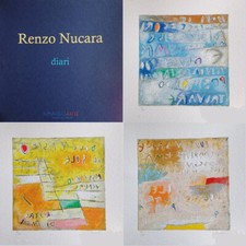 RENZO NUCARA - "Diari" (cartella 3 serigrafie originali firmate e numerate)