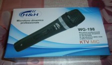 Microfono dinamico professionale - H&H WG-198 - KTV MIC - KARAOKE 
