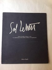 SOL LEWITT FORME DI RIGHE IN BIANCO E NERO - CATALOGO ELECTA - MIMMO JODICE 1988
