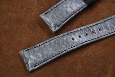 Cinturino orologio fatto a mano gamba di pollo grigio