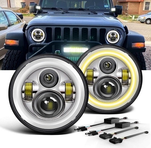 Fari led h4 per - 2x, jeep
