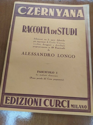 Czernyana raccolta studi - raccolta,
