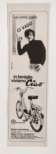 Pubblicita piaggio ciao - pubblicita',