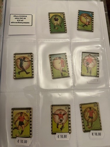 Figurina cicogna tuttocalcio - figurina,