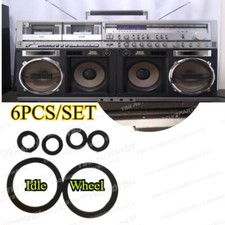 6pz/set Anello in Gomma Ruota