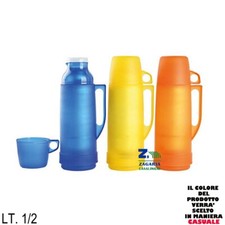 BOTTIGLIA THERMOS ISOLANTE FROSTED LT. 1/2 IN PLASTICA CON VETRO INTERNO