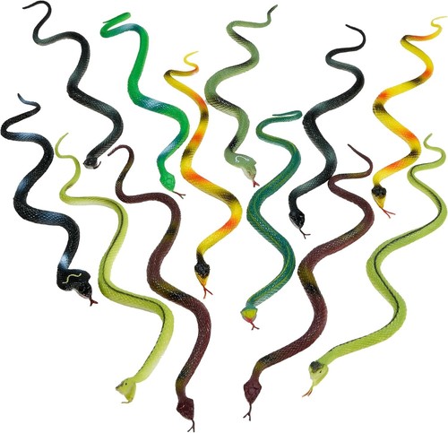 Serpenti giocattolo gomma - in,