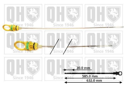 Qod157 dipstick olio 632 - 632, mm