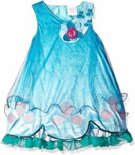 Abito Trolls Poppy blu acqua