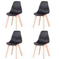 Set 4 Sedia Design e Gambe in