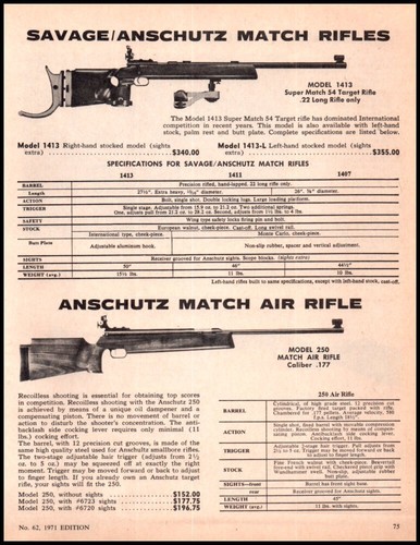 Savage anschutz match air - savage/anschutz,