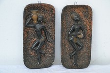 COPPIA DI VECCHIE TAVOLE IN COTTO