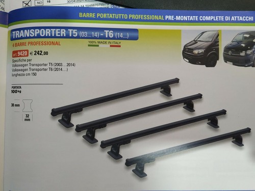 Barre portatutto professionale - portatutto,