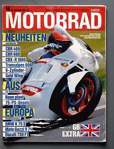 Das motorrad 1986 bmw - bmw, k