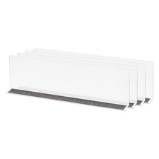 L-type shelf dividers, PVC