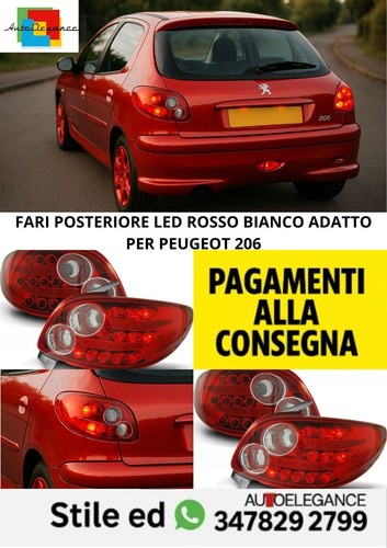 Fari posteriore led rosso - led,