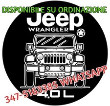 Copri Ruota di Scorta FUORISTRADA  JEEP WRANGLER 4.0 L PERSONALIZZATO SIMPATICO