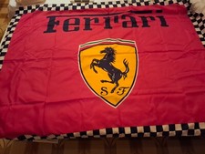 bandiera a scacchi telo striscione Scuderia Ferrari  88 x 130 cm