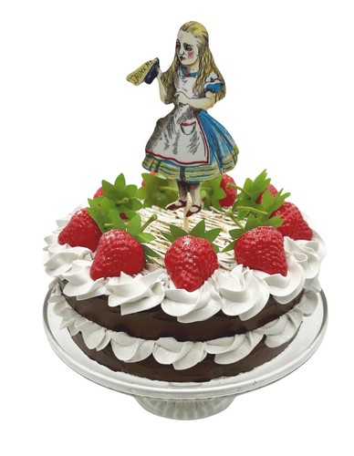 Cake topper alice - topper, paese