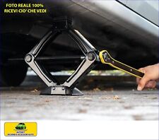 Cric Auto Sollevatore Professionale Crick a Pantografo Chiave 1 Ton cm kit set 