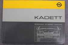 OPEL Kadett-E - Manuale Uso e