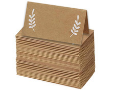 50 segna posto in cartone da