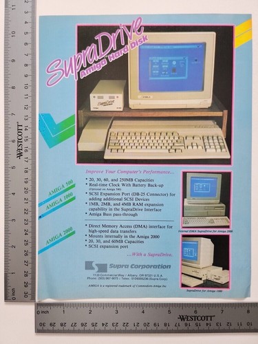 Supradrive amiga hard disk - amiga,