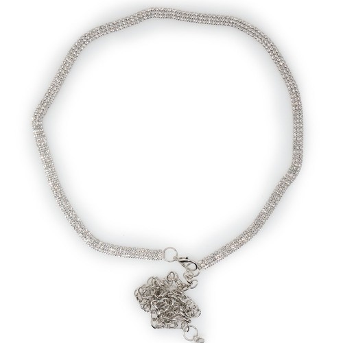 Cintura donna argento elegante