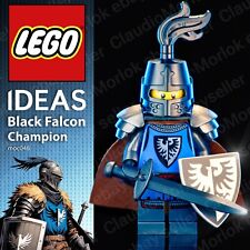 ⭐ LEGO Black Falcon Champion Minifigure moc046 Knight Cavaliere Castle Medieval