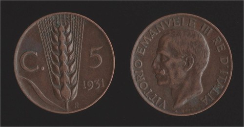 Centesimi 1931 spiga - spiga,