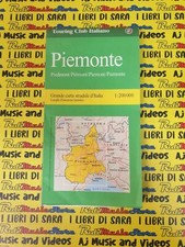 Cartina PIEMONTE grande carta stradale d'Italia 1:200.000 TOURING CLUB IT. (L14)